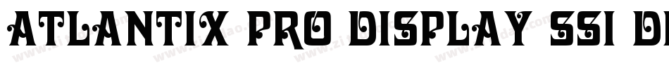Atlantix Pro Display SSi Display Regular字体转换